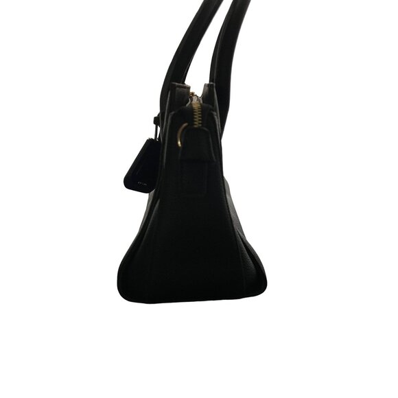 Prada Faux Black Tote Shoulder Bag with Strap - Picture 8 of 11